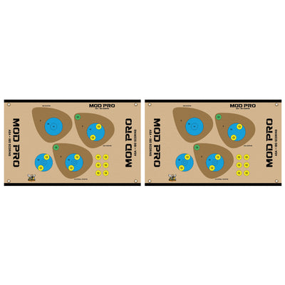 Morrell Yellow Jacket MOD Pro ASA & IBO Shooting Bullseyes with Scoring, 2 Pack - VMInnovations