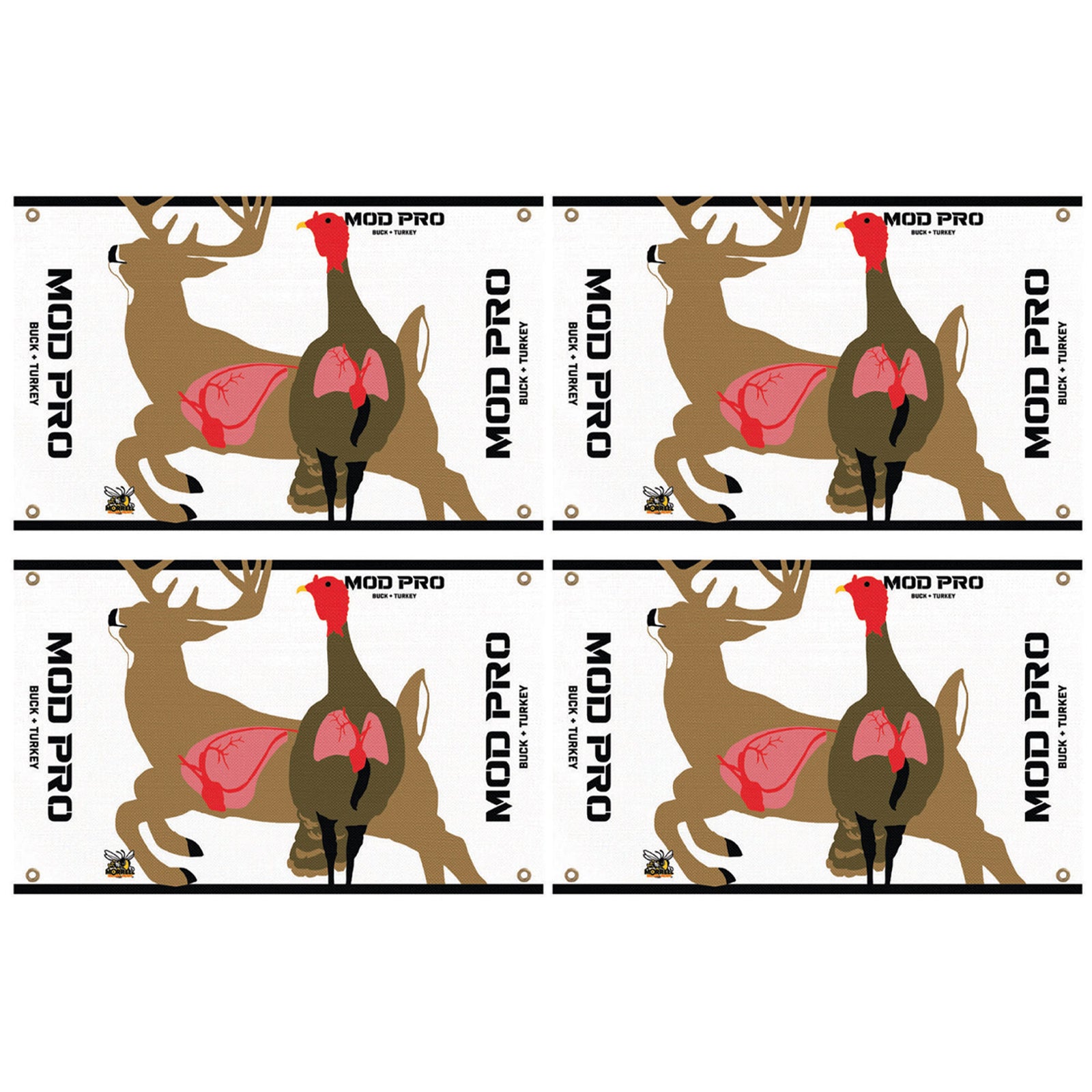 Morrell Yellow Jacket MOD Pro Buck & Turkey Wrap w/Hook & Loop Attachment, 4 Pk - VMInnovations