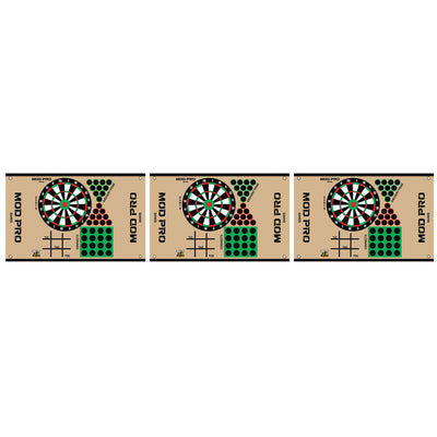 Morrell Yellow Jacket MOD Pro Games Wrap with Archery Pong Bullseye, 3 Pack, Tan