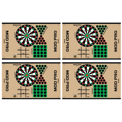 Morrell Yellow Jacket MOD Pro Games Wrap with Archery Pong Bullseye, 4 Pack, Tan - VMInnovations