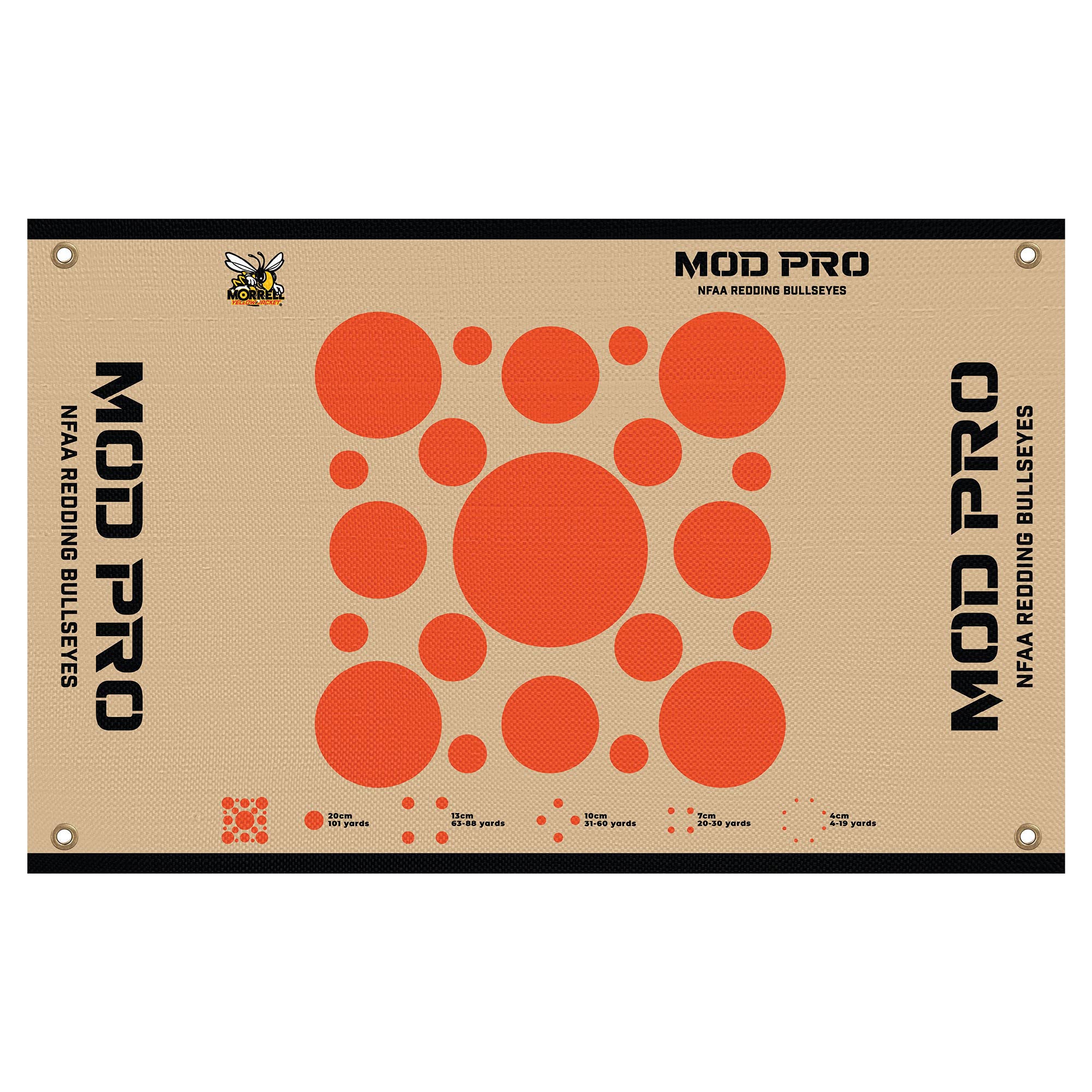 Morrell Yellow Jacket MOD Pro Redding NFAA Bullseyes Wrap w/ Hook & Loop, 3 Pack - VMInnovations