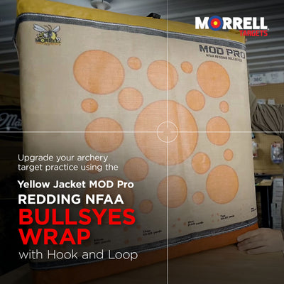 Morrell Yellow Jacket MOD Pro Redding NFAA Bullseyes Wrap w/ Hook & Loop, 3 Pack - VMInnovations