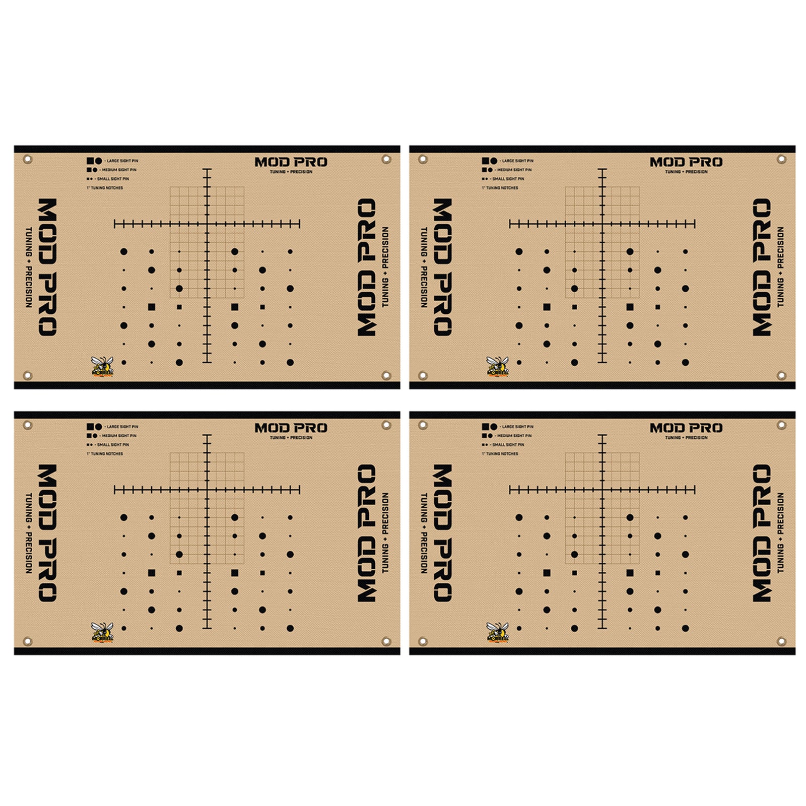 Morrell Yellow Jacket MOD Pro Polypropylene for MOD Pro Archery Target, 4 Pack - VMInnovations