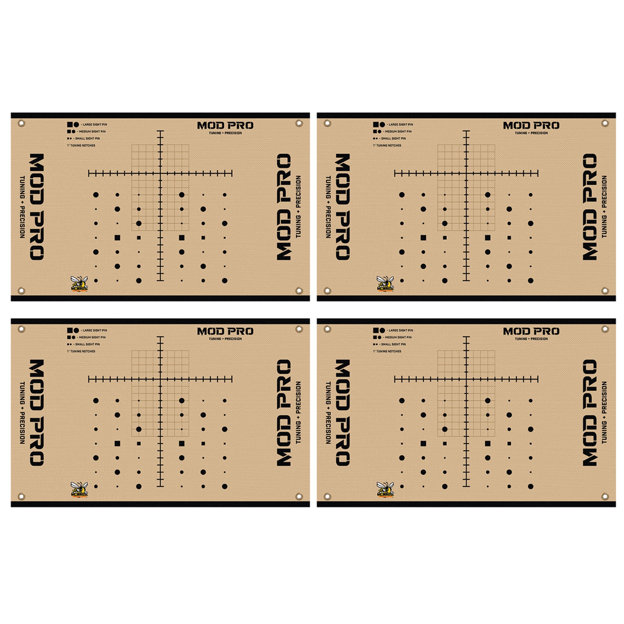 Morrell Yellow Jacket MOD Pro Polypropylene for MOD Pro Archery Target, 4 Pack - VMInnovations