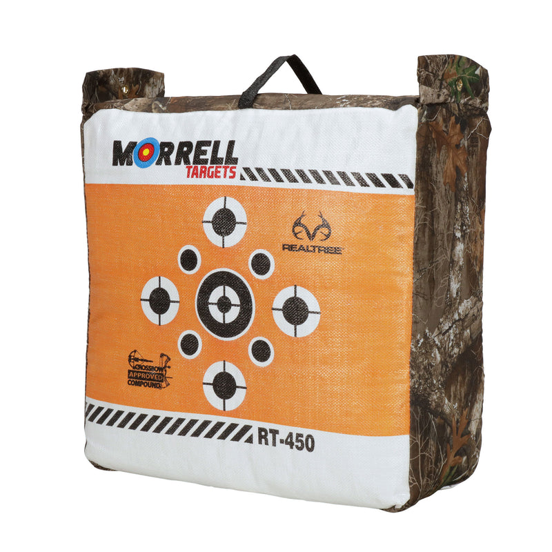 Morrell Targets 2 Sided Archery Bag Target, E Z Handle, Edge Camouflage, 4 Pack