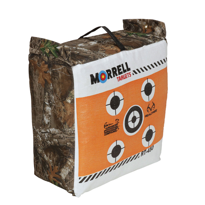 Morrell Targets 2 Sided Archery Bag Target, E Z Handle, Edge Camouflage, 4 Pack