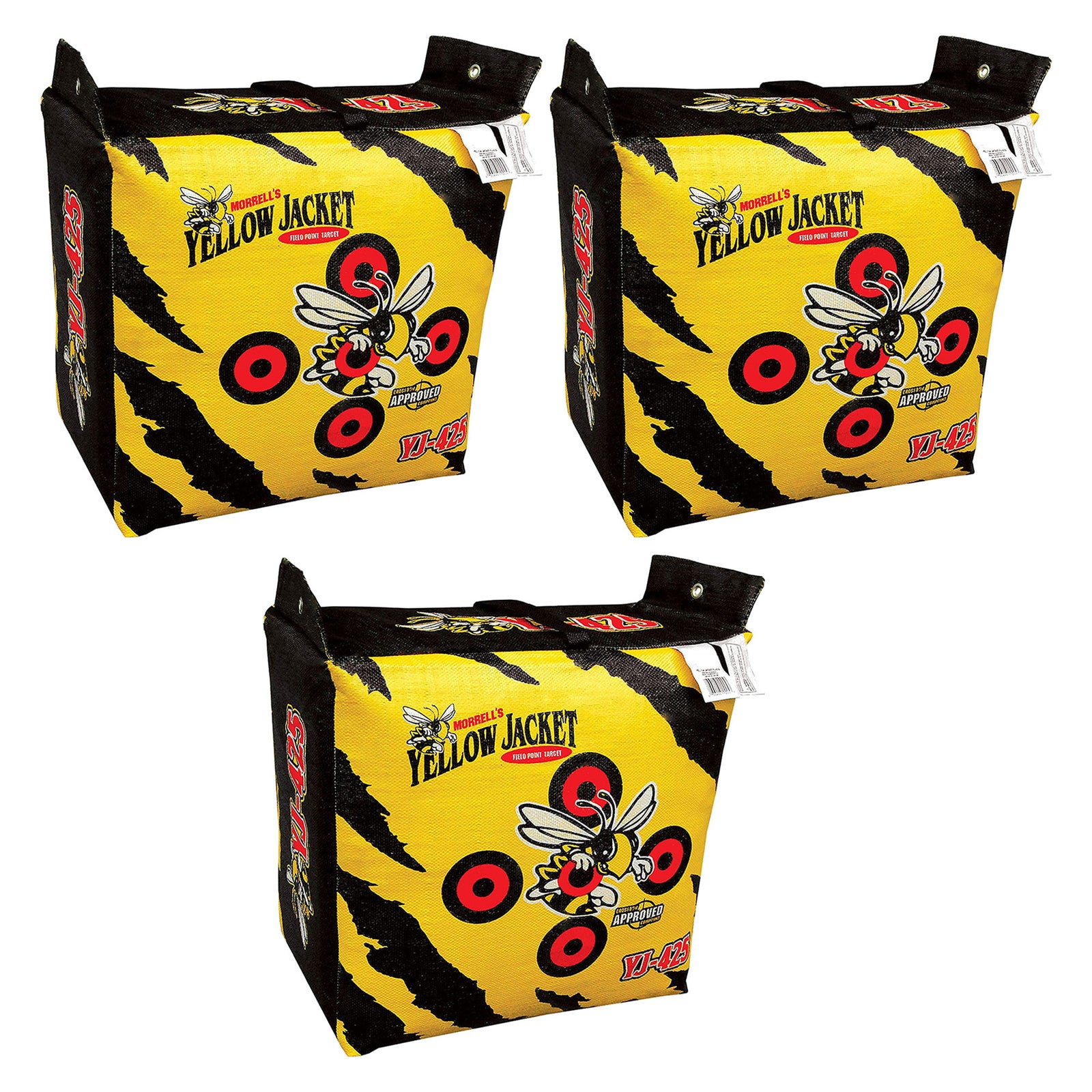 Morrell Yellow Jacket YJ-425 Portable Field Point Archery Bag Target, 3 Pack - VMInnovations