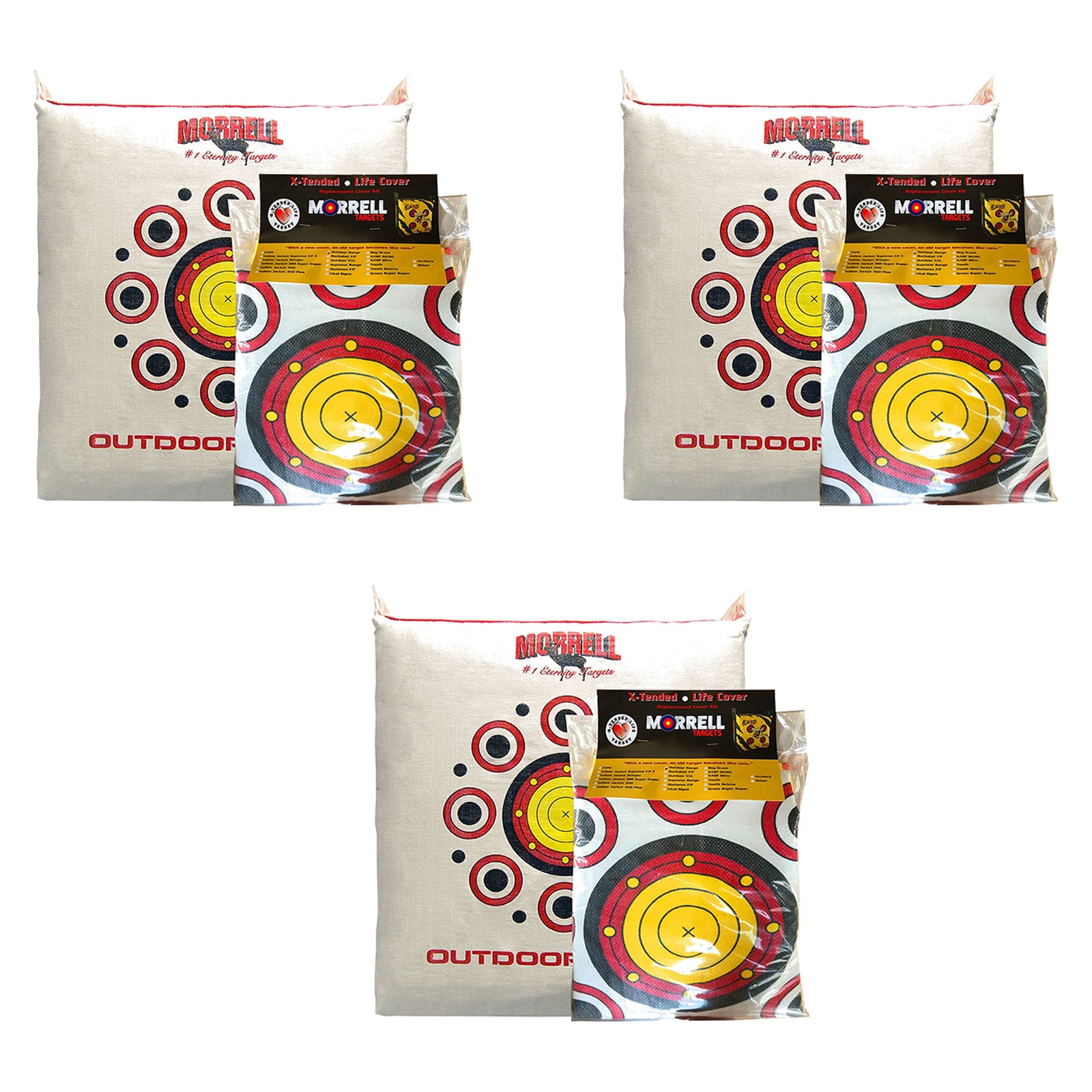 Morrell Weatherproof Range Archery Target Replacement Field Point Cover, 3 Pack - VMInnovations