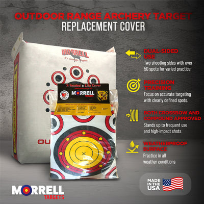 Morrell Weatherproof Range Archery Target Replacement Field Point Cover, 3 Pack