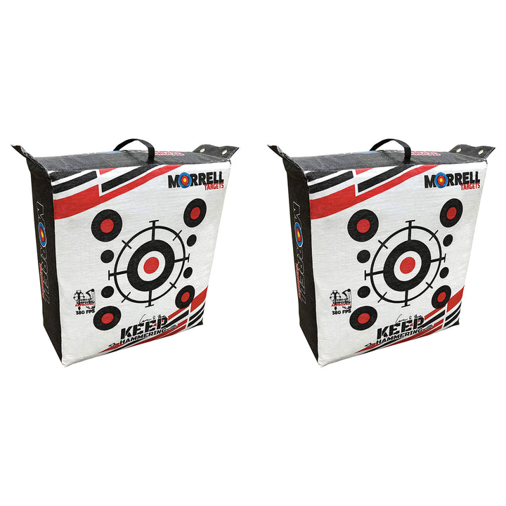 Morrell Outdoor Keep Hammering 54Lb Adult Field Point Archery Bag Target, 2 Pack