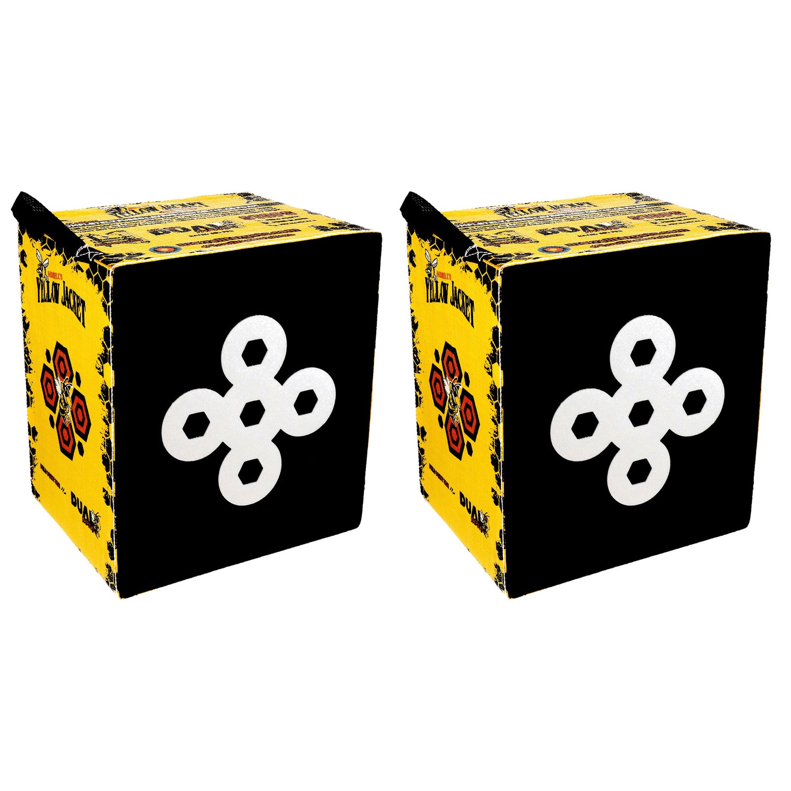 Morrell Yellow Jacket 380 FPS Crossbow Cube Targets with Carry Handle, 2 Pack - VMInnovations