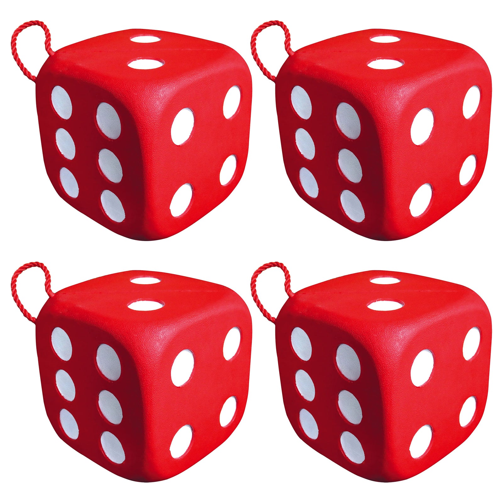 Morrell Targets High Roller Foam 6 Sided 21 Combo Archery Target, 4 Pack, Red - VMInnovations