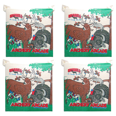 Morrell Youth 18lb Arcade Field Point Archery Bag Target for 30lb Bows, 4 Pack - VMInnovations