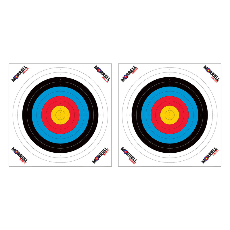 Morrell Targets 100 Pieces Thin Paper Archery Target with Card Stock, 2 Pack