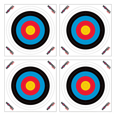 Morrell Targets 100 Pieces Thin Paper Archery Target with Card Stock, 4 Pack