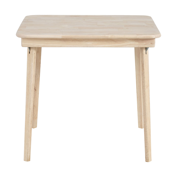 Stakmore Straight Edge Solid Wood Folding Card Table, Unfinished Frame(Open Box) - VMInnovations