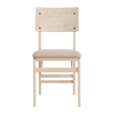 Stakmore Aztec Curved Back Upholstered Chairs, Set of 2, Unfinished (Open Box) - VMInnovations
