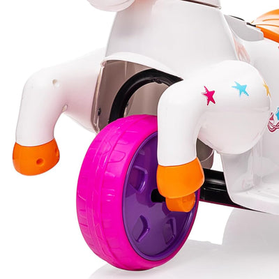 TOBBI Ride on Toy Toddler Riding Toys with Music Function Included, Rainbow - VMInnovations