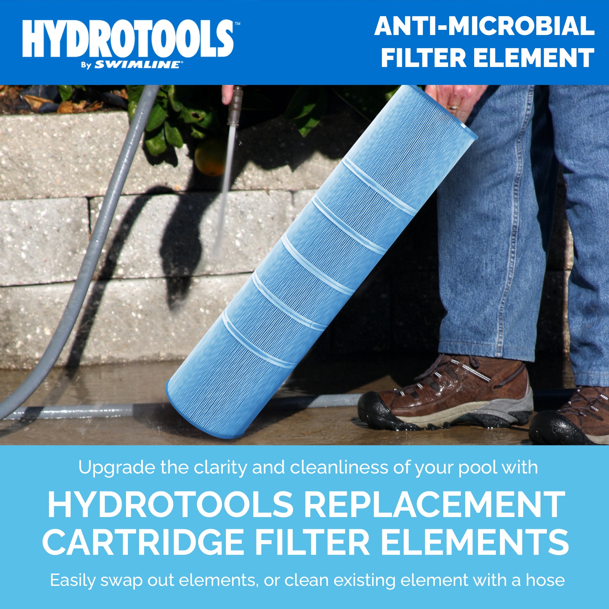Swimline HYDROTOOLS Ultra Pool Replacement Cartridge Filter (Open Box) - VMInnovations