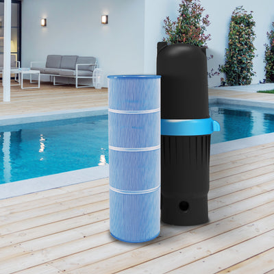 Swimline HYDROTOOLS Ultra Pool Replacement Cartridge Filter, 150 Sq. (Open Box) - VMInnovations