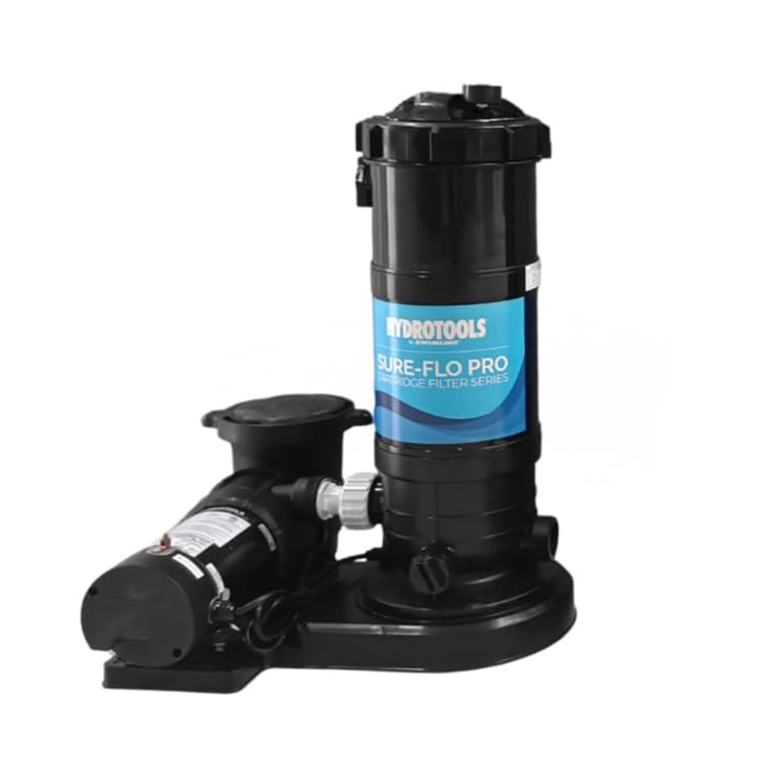 Swimline HYDROTOOLS 90 Sq Ft 1 HP 2 Speed Sure-Flo Pool Cartridge Filter Pump