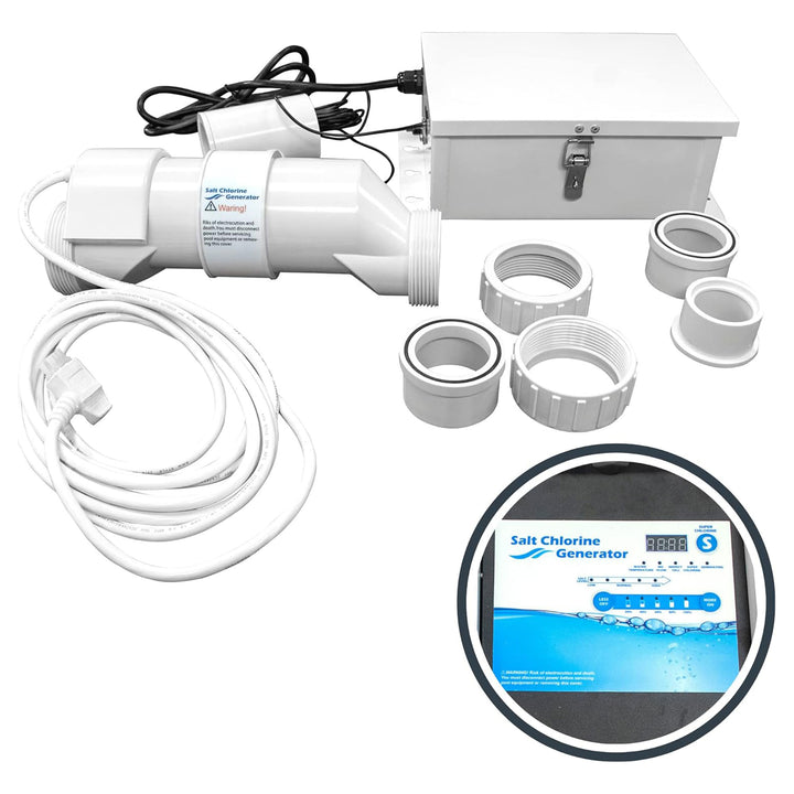 Swimline 87615 Salt Water Chlorine Generator System, 15K Gallon Swimming Pools