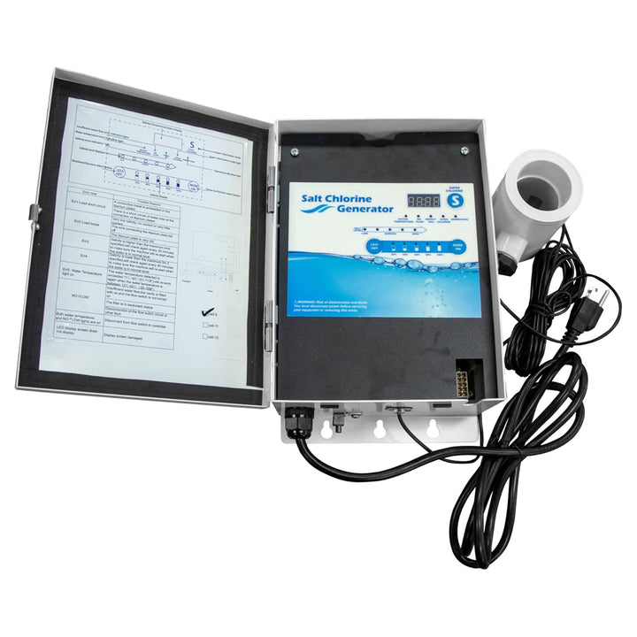Swimline 87615 Salt Water Chlorine Generator System, 15K Gallon Swimming Pools