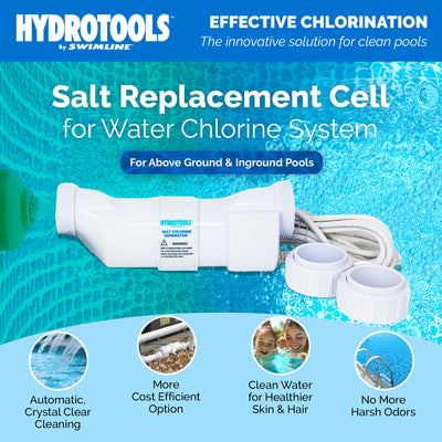 Swimline Salt Replacement Cell for Water Chlorine System, 25K Gal (Open Box)
