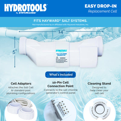 Swimline Salt Replacement Cell for Water Chlorine System, 25K Gal (Open Box)
