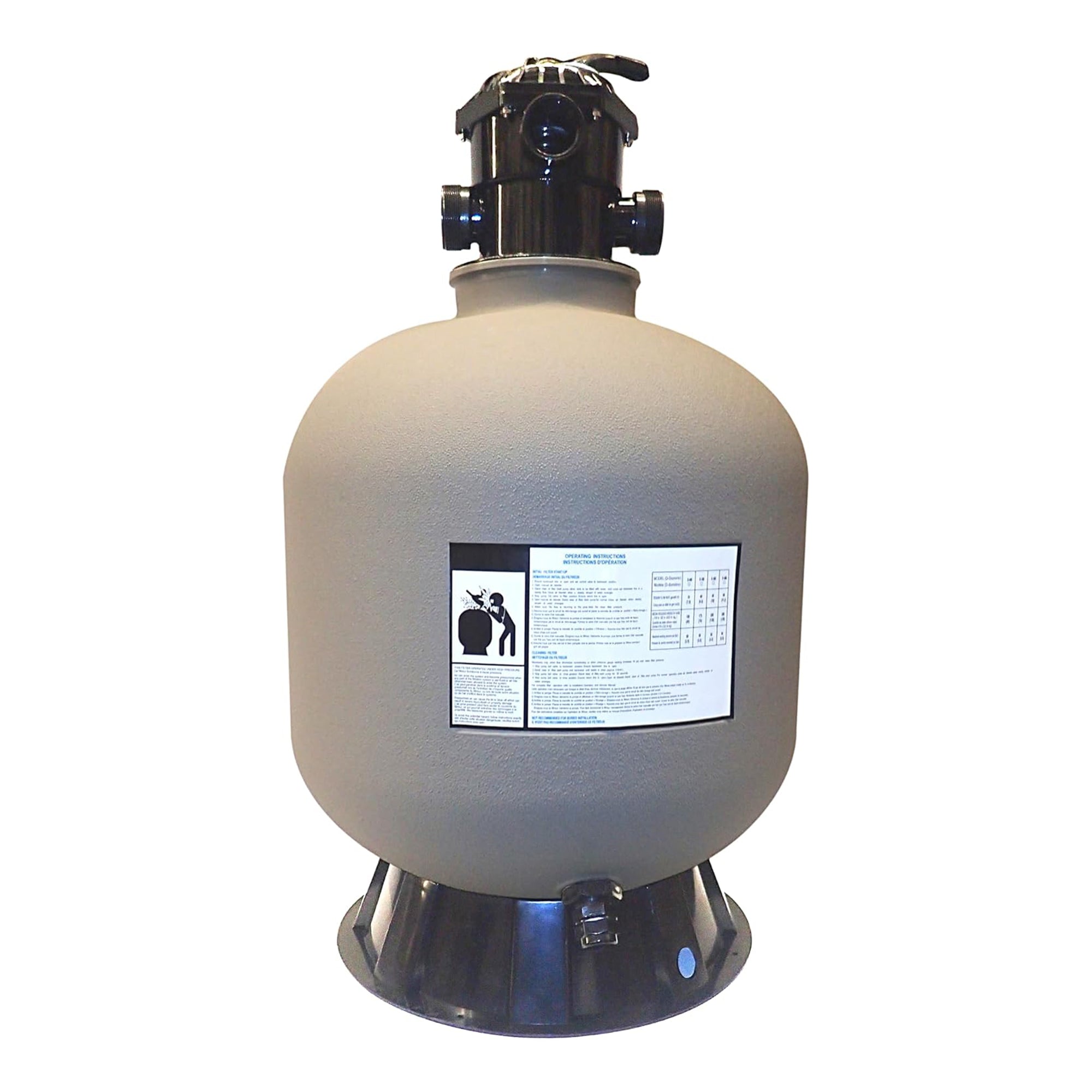 HYDROTOOLS by Swimline 19 Inch Sand Filter Combo w/ Stand, 175 lbs Cap(For Parts