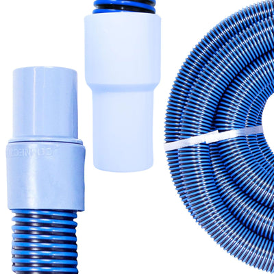 Swimline HydroTools 25’ Premium Spiral Wound Pool Vacuum Hose with Swivel Cuff - VMInnovations
