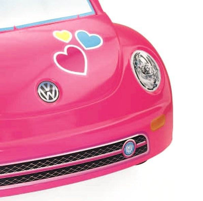 Power Wheels Barbie VW Pink Volkswagen Beetle Electric Ride-On Car - For Parts