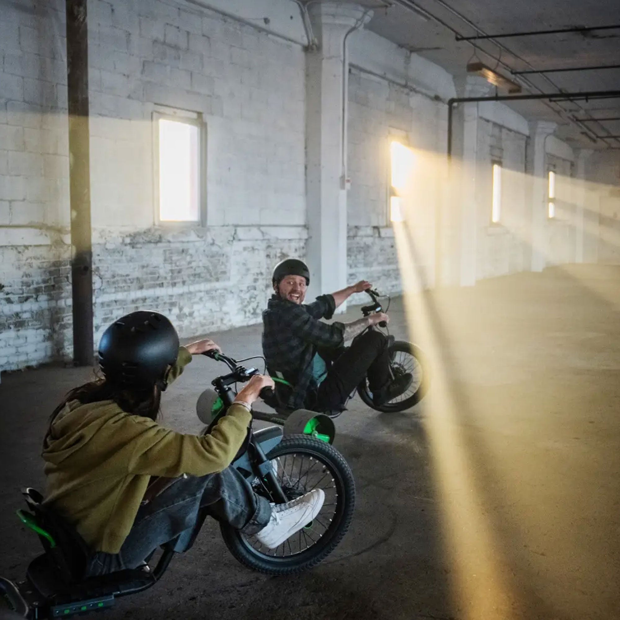 Huffy Green Machine Drift Trike 250W 36V Electric Kart, Ages 14+, Black (Used) - VMInnovations