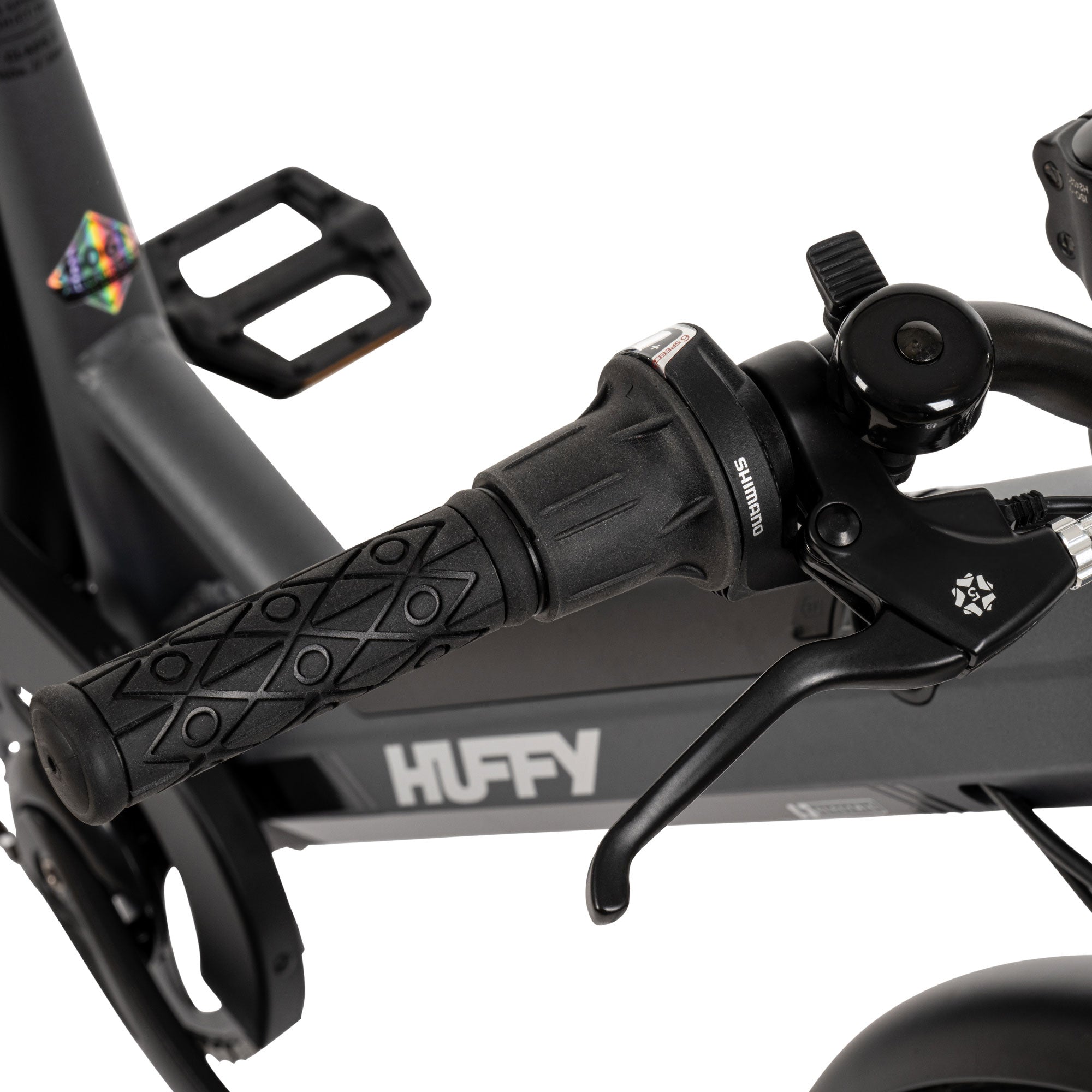 Huffy Vienna EBike for Adults, 27.5 Inch Electric Comfort Bike, Matte Storm - VMInnovations