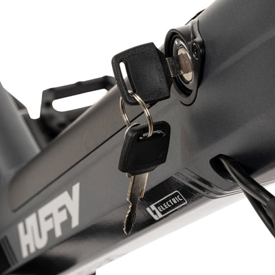 Huffy Vienna EBike for Adults, 27.5 Inch Electric Comfort Bike, Matte Storm - VMInnovations