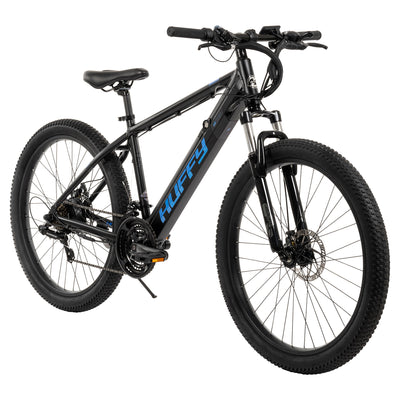 Huffy Eventis EBike for Adults, 27.5" Electric Mountain Bike, Black (Open Box) - VMInnovations