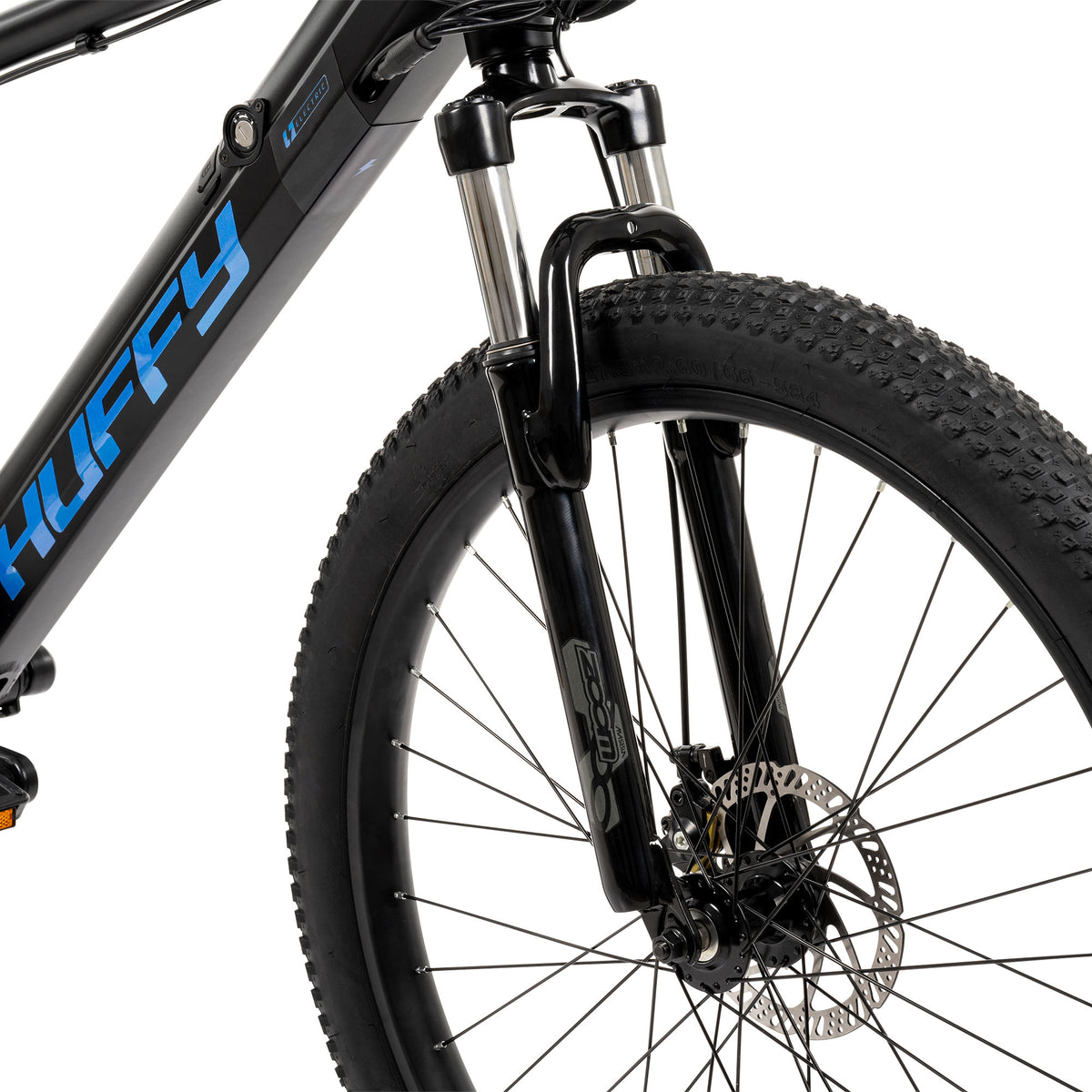 Huffy Eventis EBike for Adults, 27.5 Inch Electric Mountain Bike, Black (Used) - VMInnovations