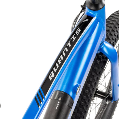 Huffy 24 Inch Quantis 250W Motor Outdoor Electric Bike, Ages 13+, Matte Cobalt - VMInnovations