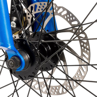 Huffy 24 Inch Quantis 250W Motor Outdoor Electric Bike, Ages 13+, Matte Cobalt - VMInnovations