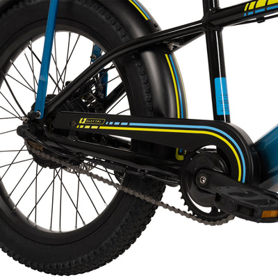 Huffy 20" Thunder Road 250W Motor Outdoor Electric Bike, Ages 13+, Teal/Black - VMInnovations