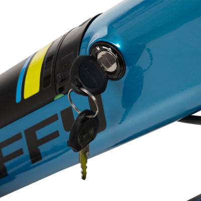 Huffy 20" Thunder Road 250W Motor Outdoor Electric Bike, Ages 13+, Teal/Black - VMInnovations