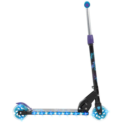 Huffy Marvel Black Panther Electro Light Inline Scooter, Black/Blue (Used)