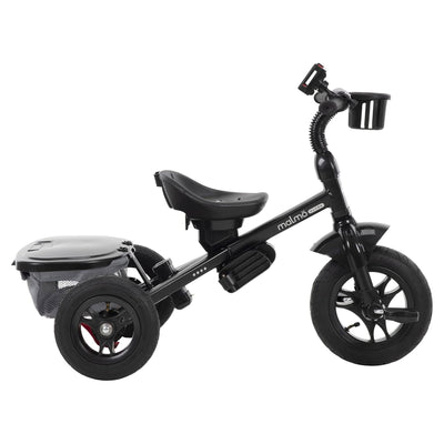 Huffy Malmo 4 in 1 Canopy Tricycle w/ Push Handle for Toddlers, Gray/Black(Used) - VMInnovations