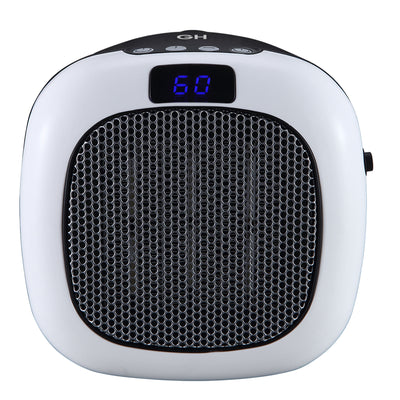 Good Housekeeping Wall-Mount Mini Space Heater w/ Thermostat, 750W, White (Used) - VMInnovations