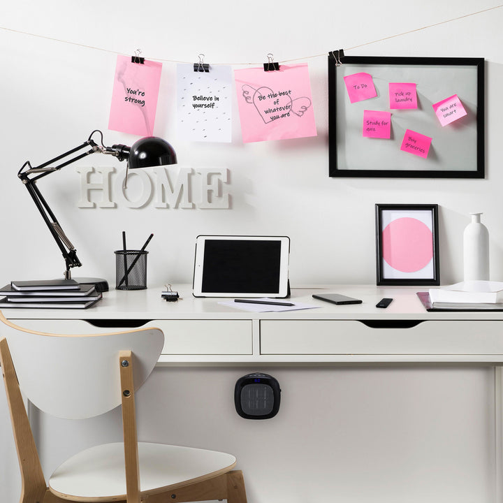 Good Housekeeping Wall-Mount Indoor Space Heater w/Thermostat, 750W, Black(Used) - VMInnovations