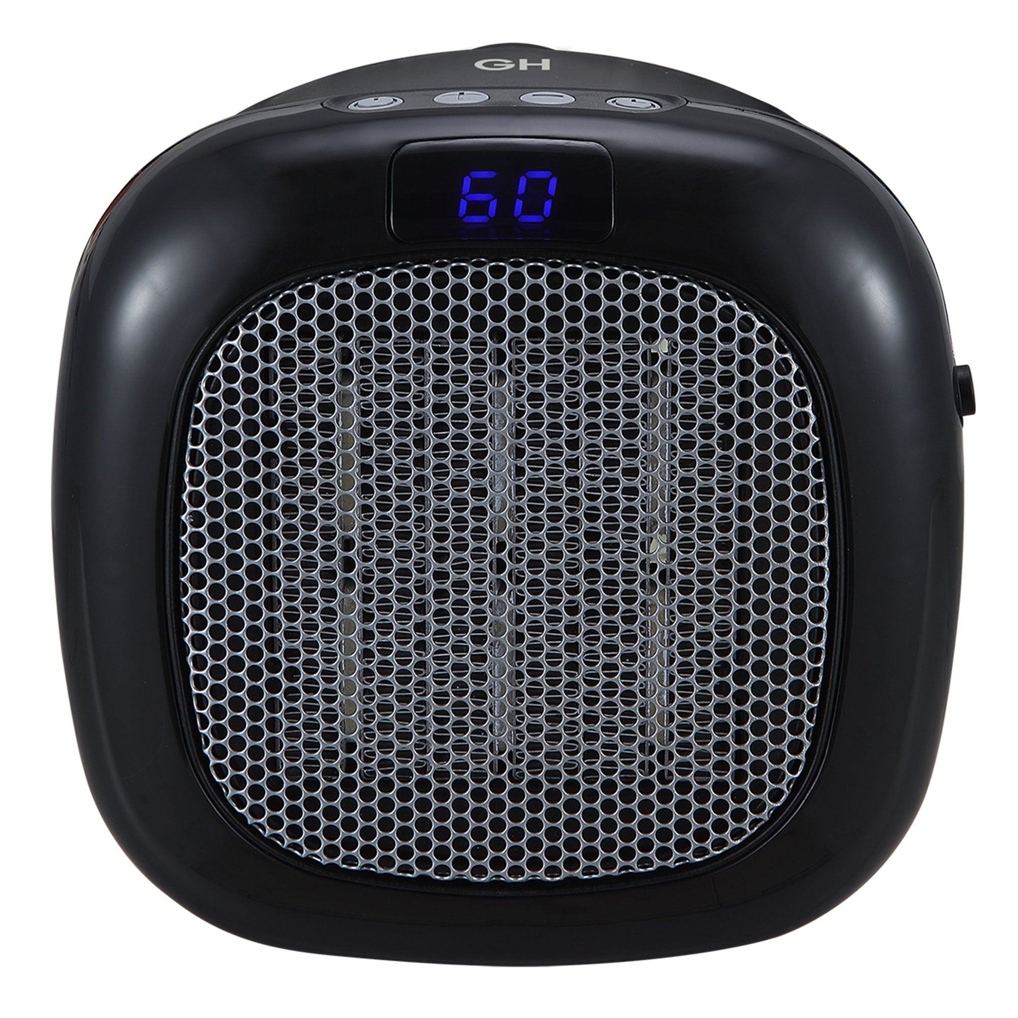 Good Housekeeping Wall-Mount Space Heater w/ Thermostat, 750W, Black (Open Box)