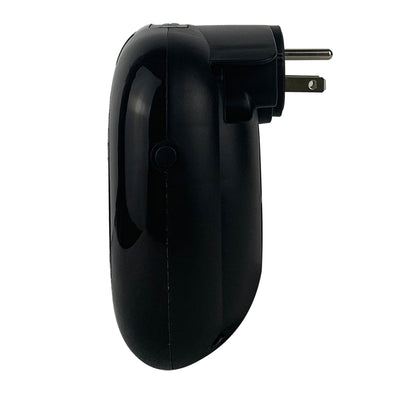 Good Housekeeping Wall-Mount Indoor Mini Space Heater w/ Thermostat, 750W, Black - VMInnovations