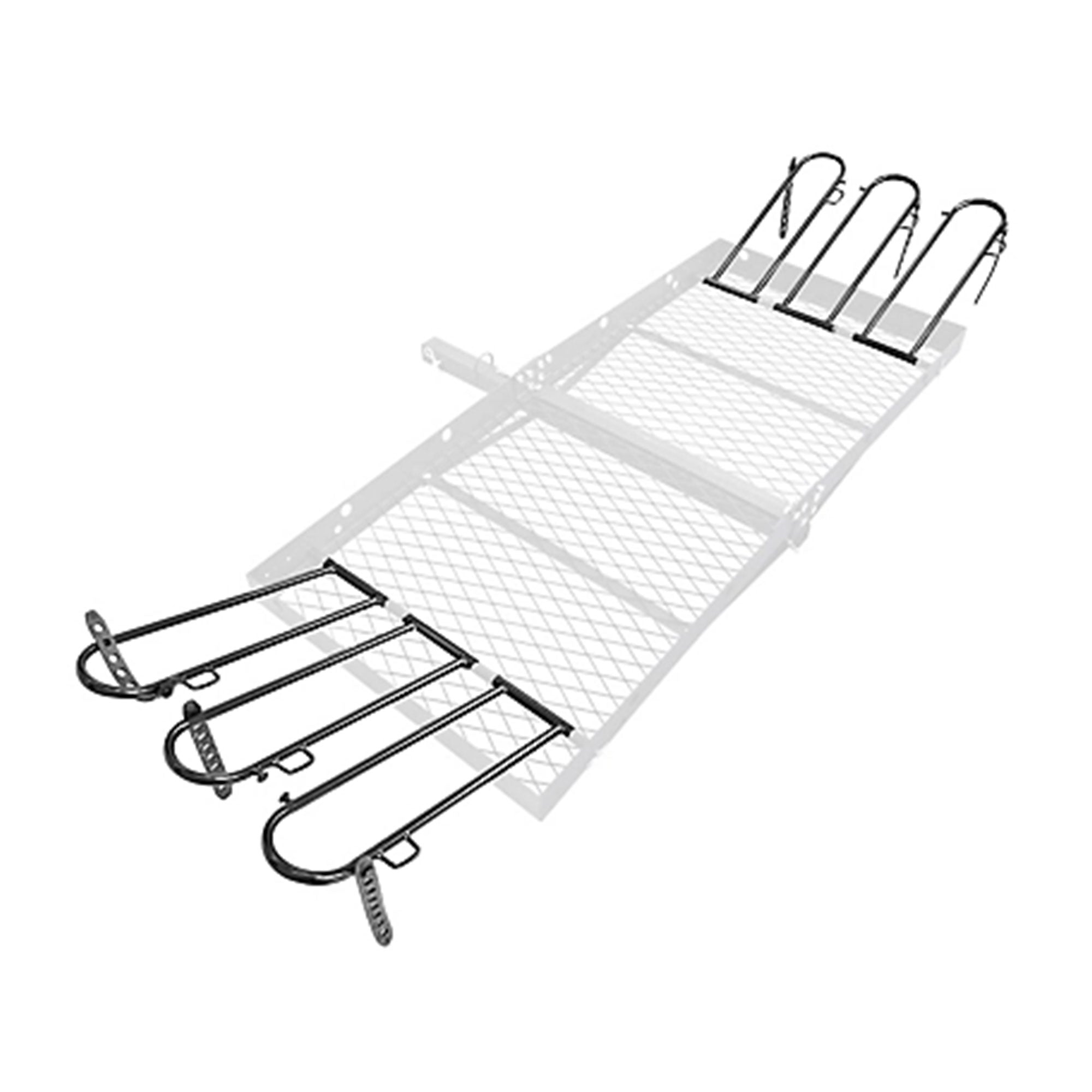 Tow Tuff Fat Tire Bike Cradle Kit for 3 Bikes with Adjustable Straps - VMInnovations
