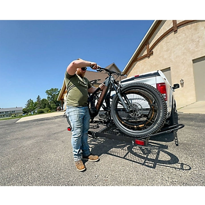 Tow Tuff Fat Tire Bike Cradle Kit for 3 Bikes with Adjustable Straps