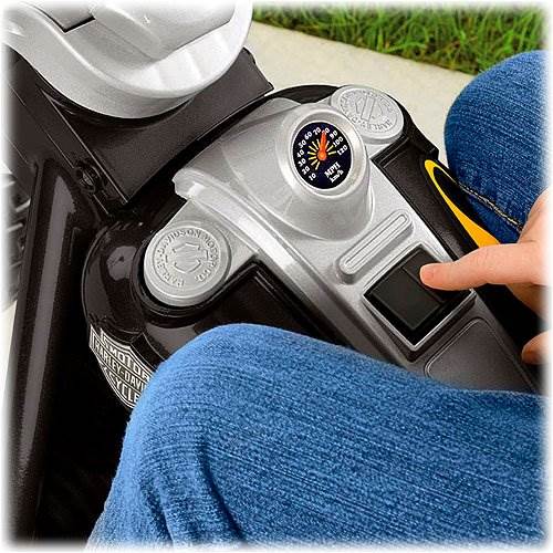 Power Wheels Harley Davidson Motorcycle Rocker Bike 6V Electric Ride-On | X0067